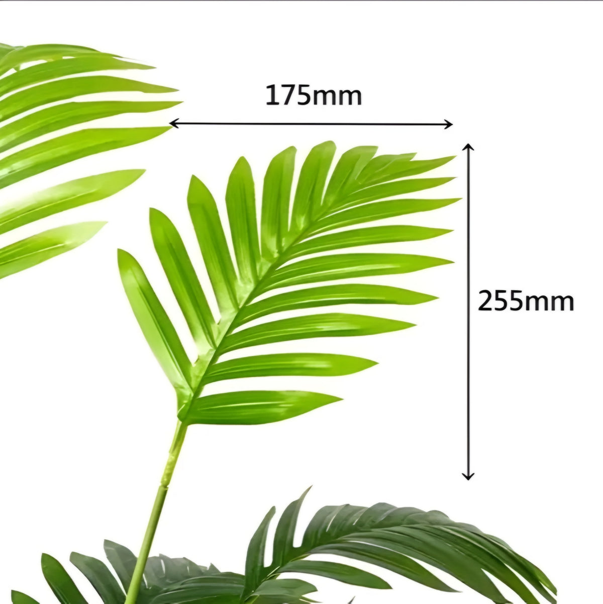 Tall Premium Artificial Pine Green Areca Palm Plant (18 Leaves, 60 Inch)